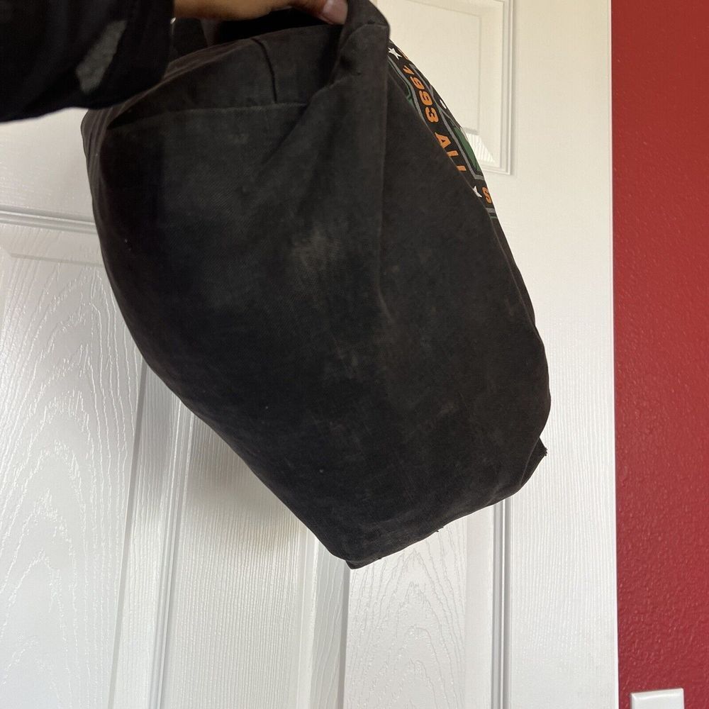Vintage 1993 MLB All Star Game Baltimore Orioles Tote Bag Black Reusable Shopper - Picture 6 of 12